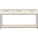 Rebel 63 X 17.75 inch Champagne Gold / Cream Console Table with Drawers